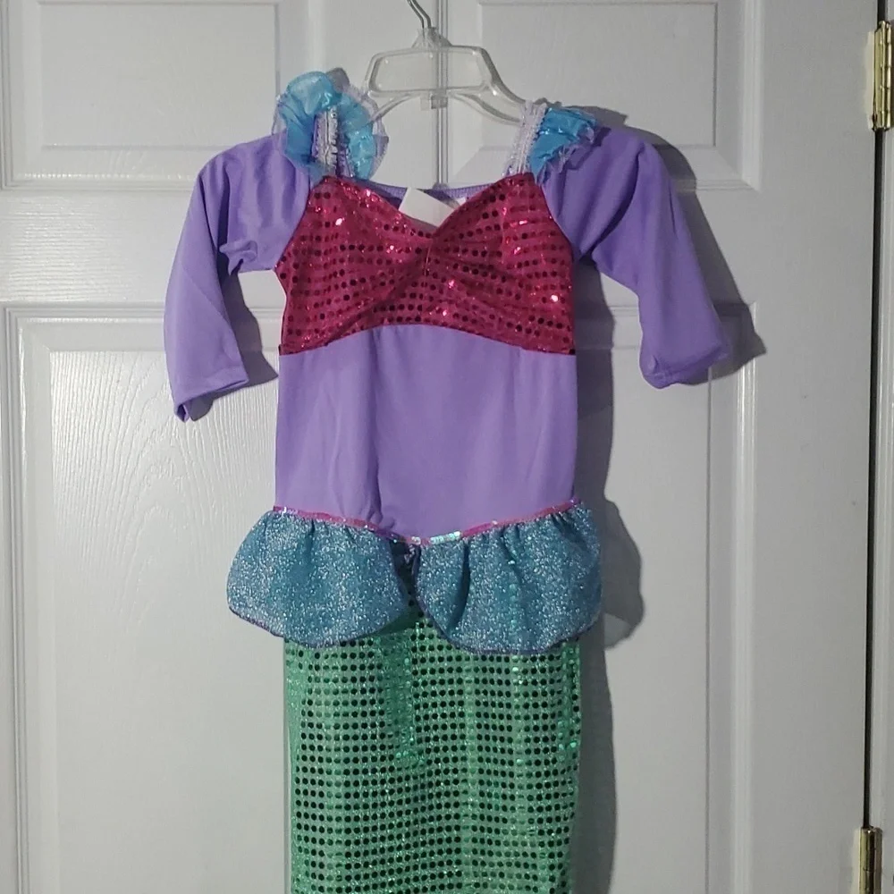 NEW Kids Mermaid Costume Large 10-12